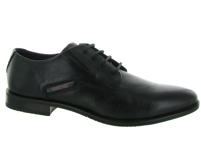 chaussures a lacets - Cérémonie - homme - Cuir - Noir - Bugatti