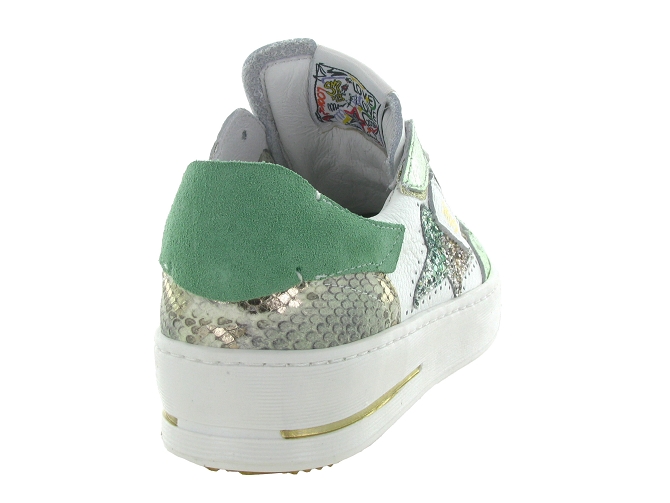 baskets et sneakers - Tendance - femme - Cuir - Vert - Semerdjian8075201_5