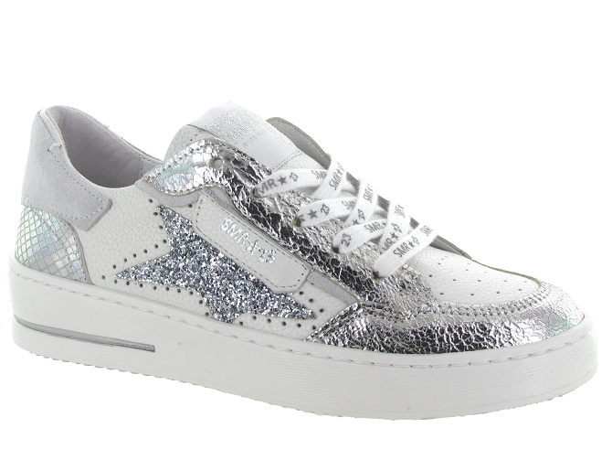 baskets et sneakers - Tendance - femme - Cuir - Argent - Semerdjian