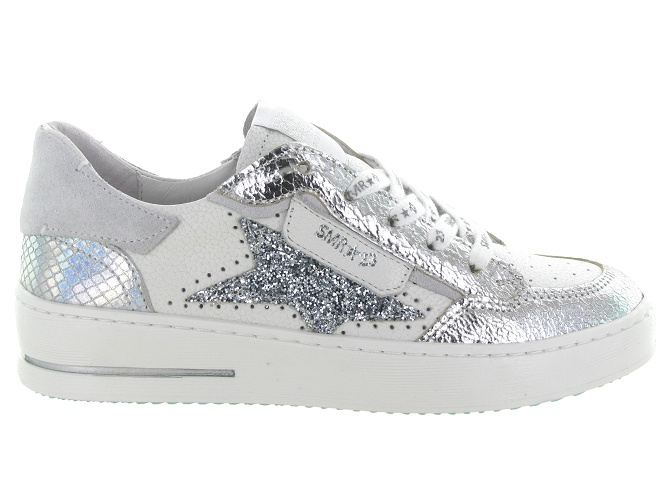 baskets et sneakers - Tendance - femme - Cuir - Argent - Semerdjian8075202_2