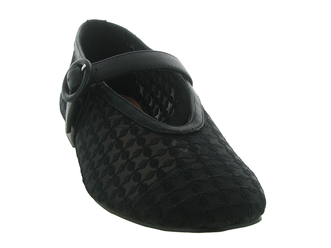 ballerines - Ballerine plate - femme - Synthétique - Noir - Bibi lou8076901_3