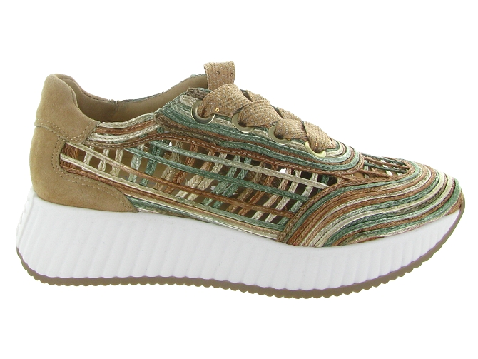 baskets et sneakers - Tendance - femme - Cuir - Multicolor - Softwaves8087901_2