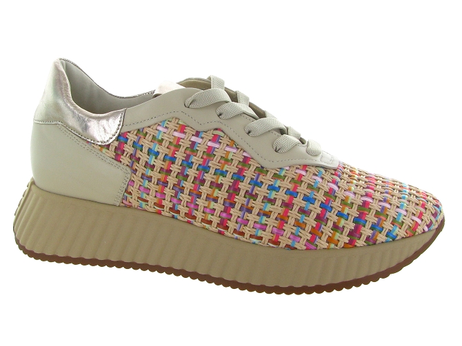 baskets et sneakers - Tendance - femme - Cuir - Multicolor - Softwaves