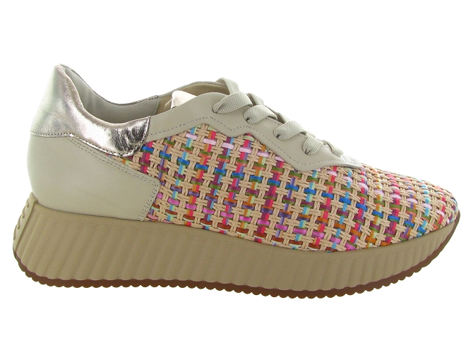 baskets et sneakers - Tendance - femme - Cuir - Multicolor - Softwaves8088202_2