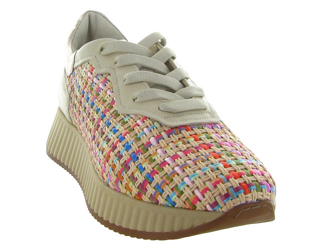 baskets et sneakers - Tendance - femme - Cuir - Multicolor - Softwaves8088202_3