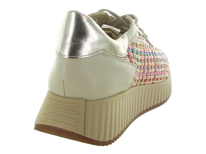 baskets et sneakers - Tendance - femme - Cuir - Multicolor - Softwaves8088202_5