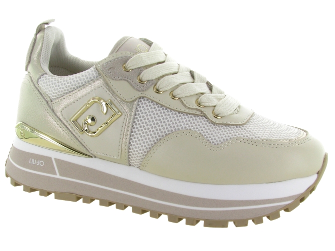 baskets et sneakers - Tendance - femme - Cuir - Beige - Liu jo