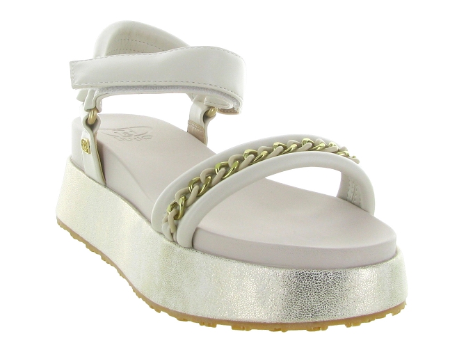 sandales et nu pieds - Confort - femme - Cuir - Blanc - Liu jo8089301_3