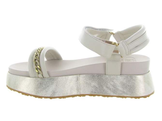 sandales et nu pieds - Confort - femme - Cuir - Blanc - Liu jo8089301_4