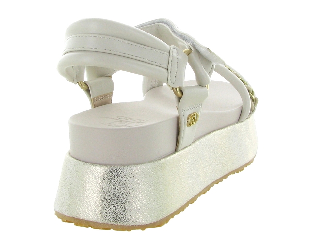 sandales et nu pieds - Confort - femme - Cuir - Blanc - Liu jo8089301_5