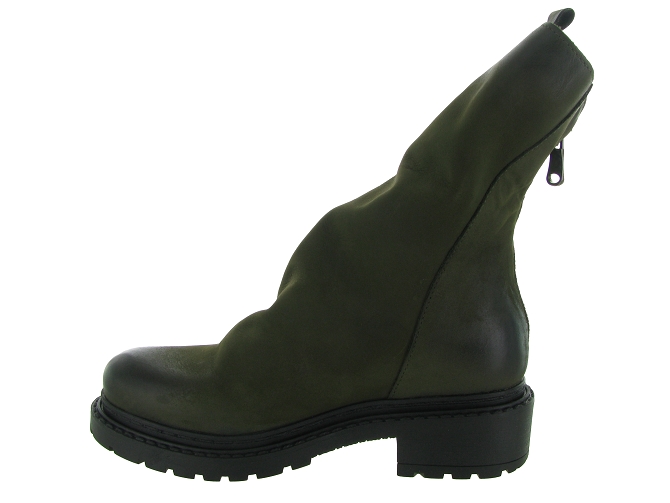 bottes - Motardes & Rock and roll - femme - Nubuck - Kaki - Metisse8095201_5