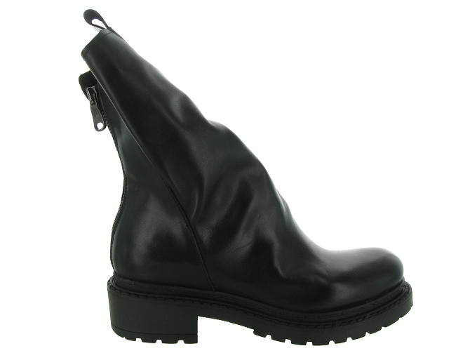 bottes - Motardes & Rock and roll - femme - Nubuck - Noir - Metisse8095202_3