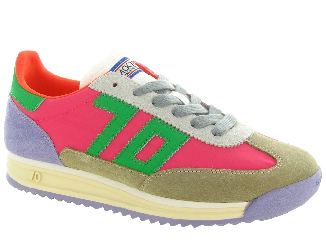 baskets et sneakers - Tendance - femme - Cuir - Multicolor - Back70