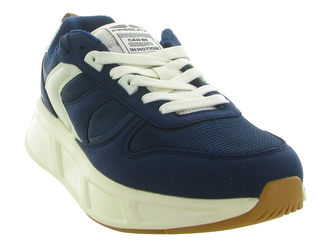 baskets et sneakers - Confort - homme - Nubuck - Bleu Marine - Fessura8097701_3