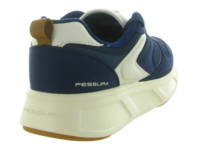 baskets et sneakers - Confort - homme - Nubuck - Bleu Marine - Fessura8097701_5