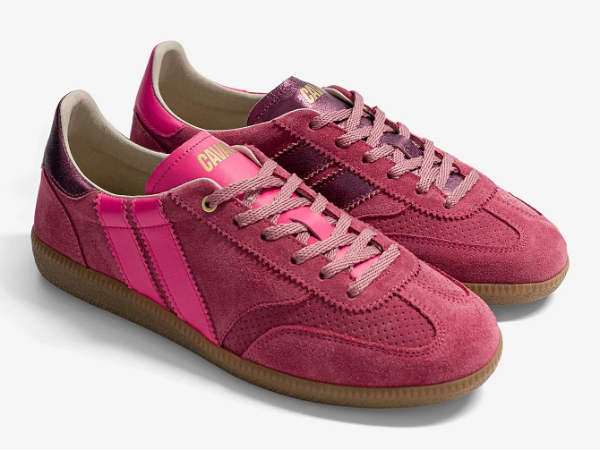 baskets et sneakers - Tendance - femme - Cuir - Rose - Caval8140605_2