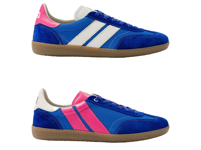 baskets et sneakers - Tendance - femme - Cuir - Bleu - Caval8140610_3
