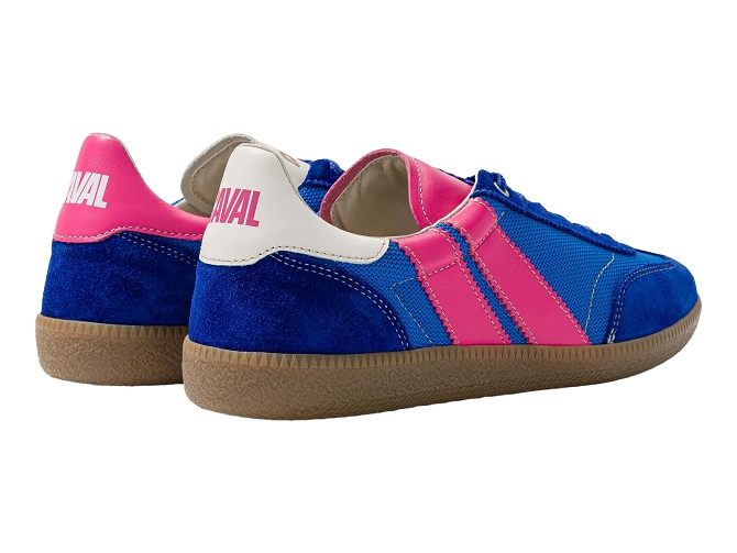 baskets et sneakers - Tendance - femme - Cuir - Bleu - Caval8140610_5