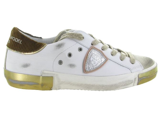 baskets et sneakers - Tendance - femme - Cuir - Blanc - Philippe model8143202_2