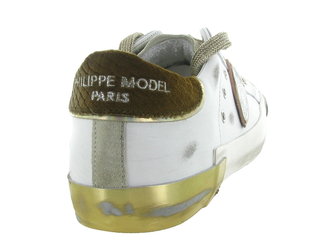 baskets et sneakers - Tendance - femme - Cuir - Blanc - Philippe model8143202_5