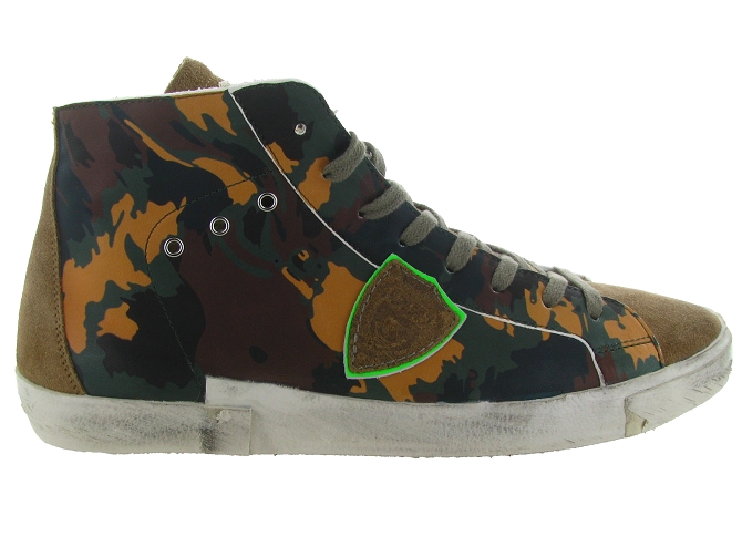 baskets et sneakers - Tendance - homme - Cuir - Camouflage - Philippe model8143501_2