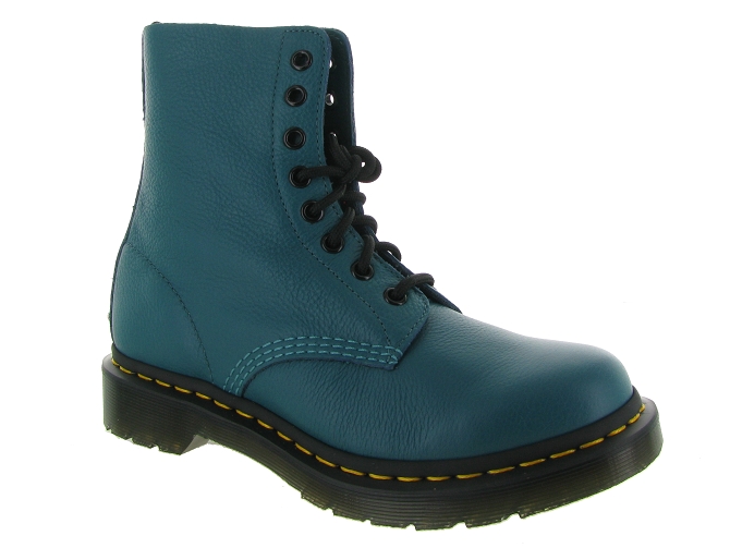 bottines et boots - Casual - femme - Cuir - Bleu - Doc martens