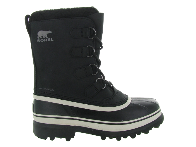 apres ski bottes fourrees - Bottes Canadiennes - homme - Caoutchouc - Noir - Sorel9508702_2