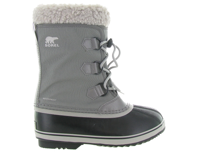 apres ski bottes fourrees -  - mixte fille gars - Nylon - Gris - Sorel9509317_2