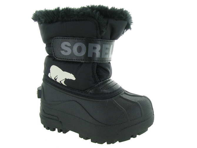 apres ski bottes fourrees -  - mixte fille gars - Synthétique - Noir - Sorel