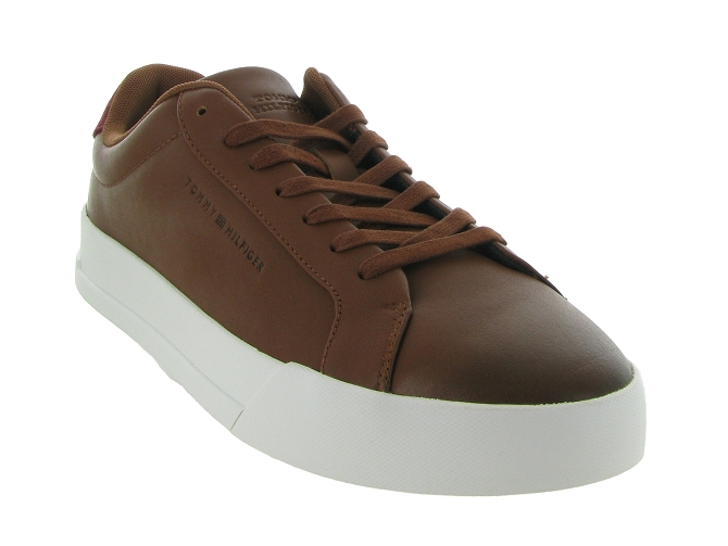 Tommy hilfiger baskets et sneakers th court seasonal winter 4a marron9639301_3