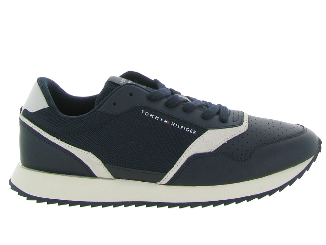 Tommy hilfiger baskets et sneakers runner evo seasonal mix marine9644001_2