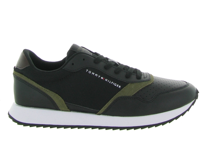 baskets et sneakers - Tendance - homme - Cuir - Noir - Tommy hilfiger9651101_2