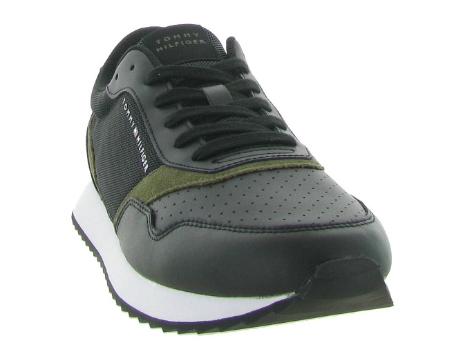 Tommy hilfiger baskets et sneakers runner evo seasonal mix noir noir9651101_3