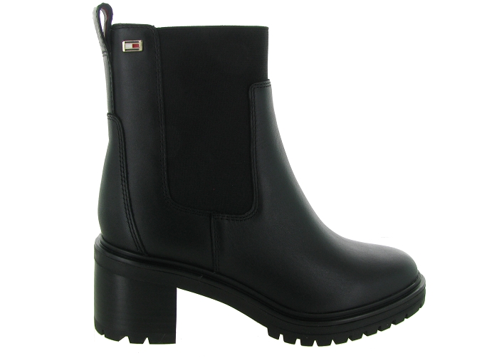 bottines et boots - Chelsea - femme - Cuir - Noir - Tommy hilfiger9661901_2