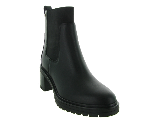 bottines et boots - Chelsea - femme - Cuir - Noir - Tommy hilfiger9661901_3