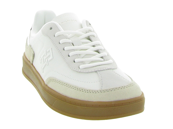 Tommy hilfiger baskets et sneakers th heritage court sneaker lthr blanc9681501_3