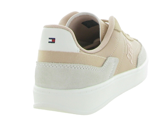 Tommy hilfiger baskets et sneakers th heritage court sneaker lthre nude beige9683301_5