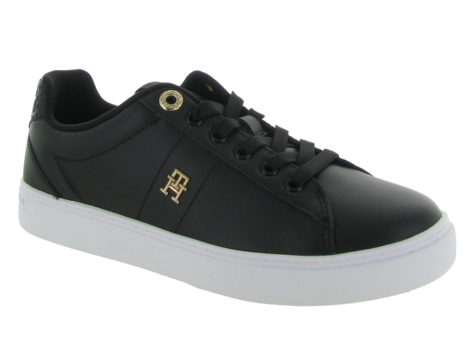 Tommy hilfiger baskets et sneakers elevated essent sneaker monogram noir noir