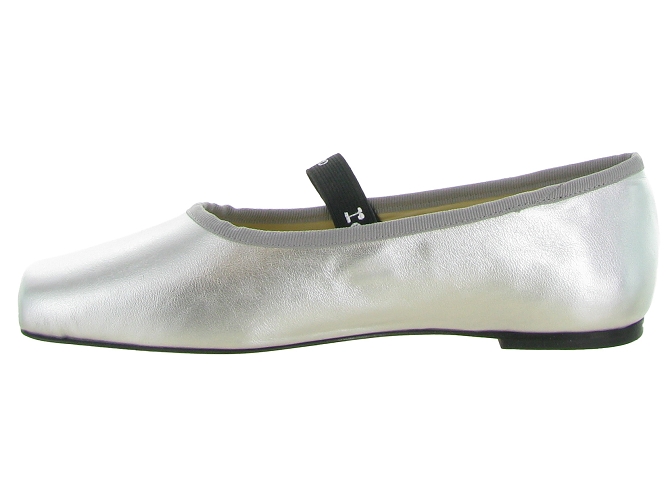 ballerines - Ballerine plate - femme - Cuir - Argent - Repetto9686701_4