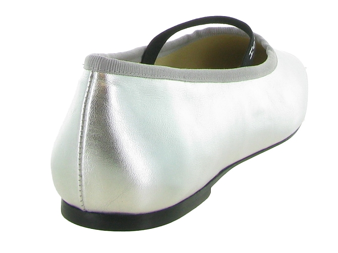 ballerines - Ballerine plate - femme - Cuir - Argent - Repetto9686701_5