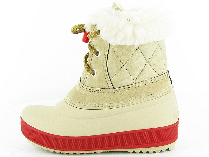 apres ski bottes fourrees -  - mixte fille gars - Synthétique - Beige - Olang