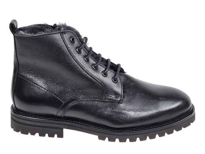 chaussures a lacets - Confort et décontracté - homme - Cuir - Noir - Lloyd9750701_2