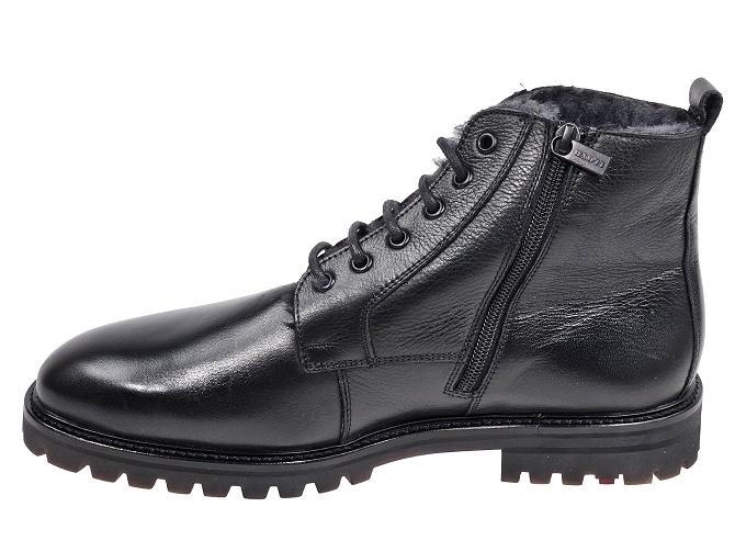 chaussures a lacets - Confort et décontracté - homme - Cuir - Noir - Lloyd9750701_4