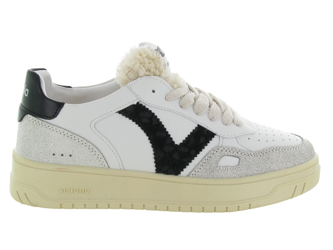 baskets et sneakers - Tendance - femme - Cuir - Blanc - Victoria9751601_2