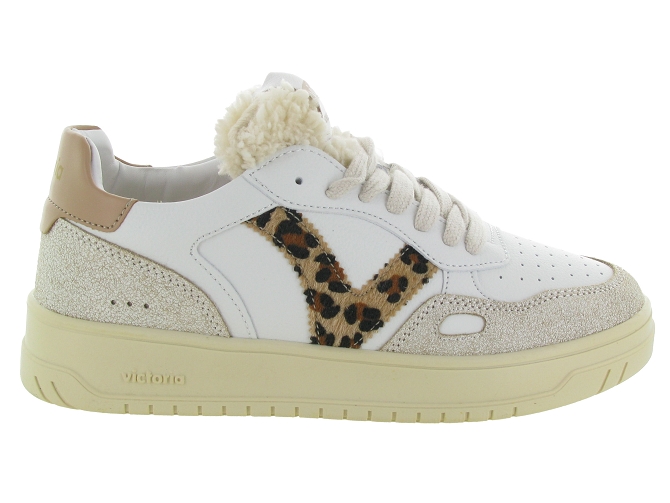 Victoria baskets et sneakers seul animal camel blanc9751801_2