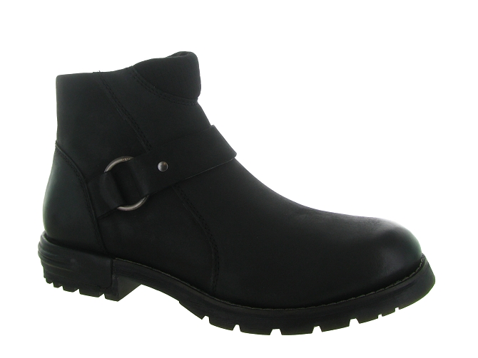 bottines et boots - Chelsea - homme - Cuir - Noir - Bugatti