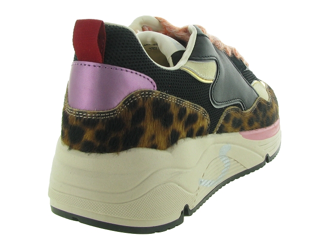 Serafini baskets et sneakers malibu black leopard or9754101_5