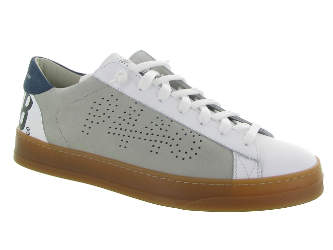 baskets et sneakers - Tendance - homme - Cuir - Gris - P448