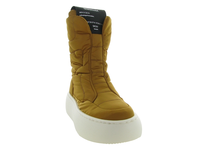 apres ski bottes fourrees - Botte de neige - femme - Synthétique - Camel - Barracuda9758602_3