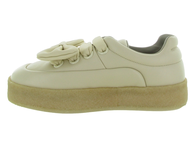 baskets et sneakers - Tendance - femme - Cuir - Beige - Barracuda9758902_5